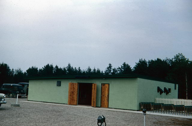 Tawas Drive-In Theatre - 1950 Shot From A S Al Johnson